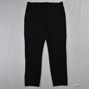 J.CREW Large Black Ponte All Day G9389‎ Pixie Stretch Womens Dress Pants